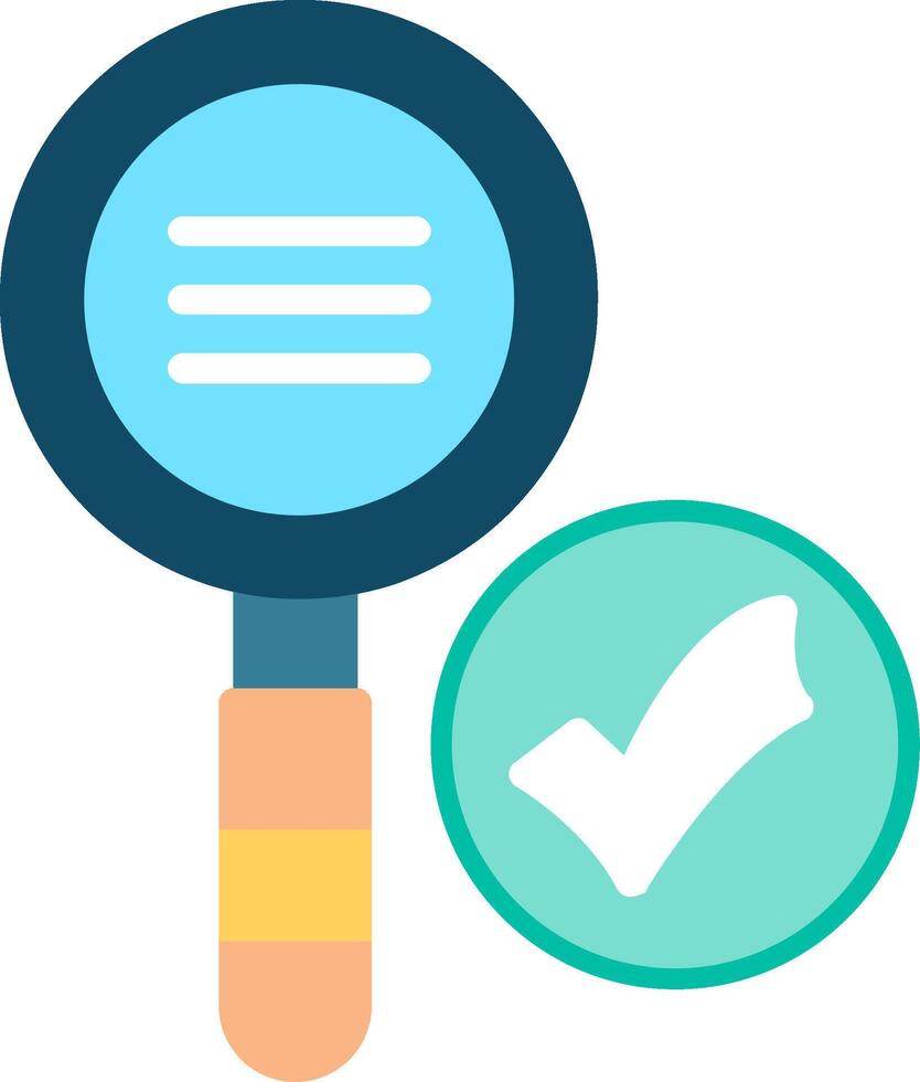 Search Flat Illustration Icon Design vector