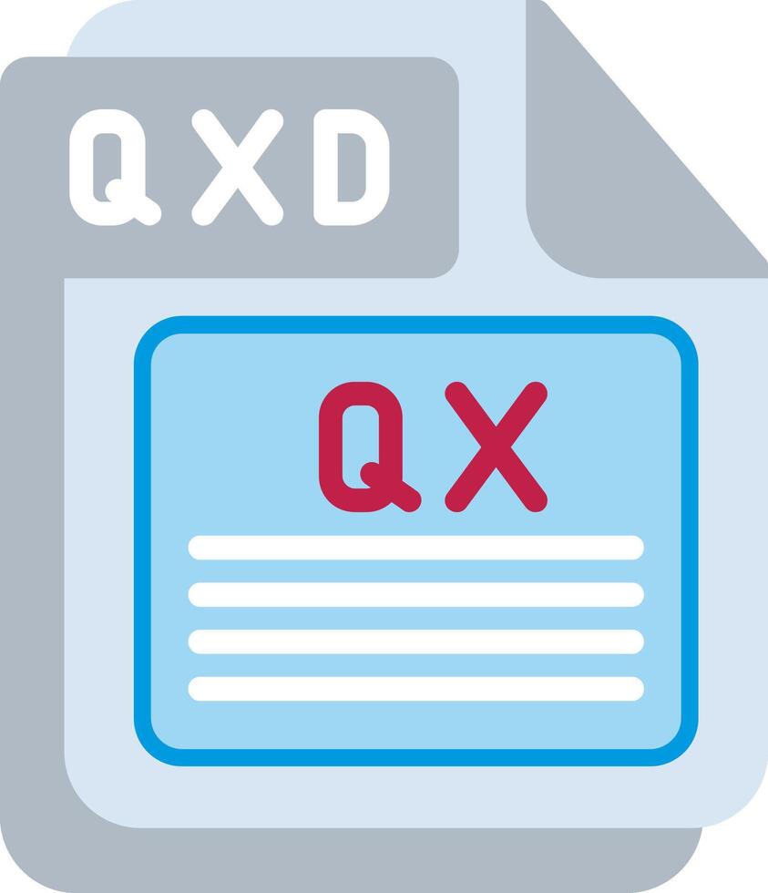 QXD Flat Illustration Icon Design vector