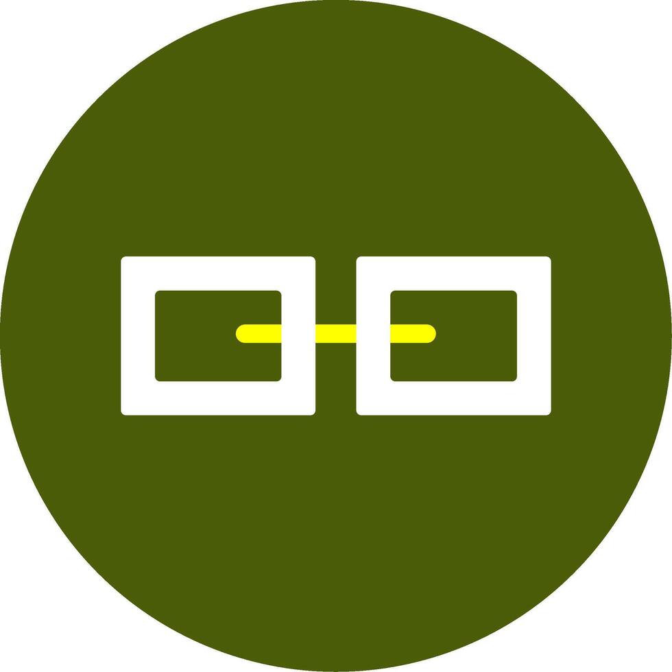 Link Solid Style Two Color EPS Sample Icon vector