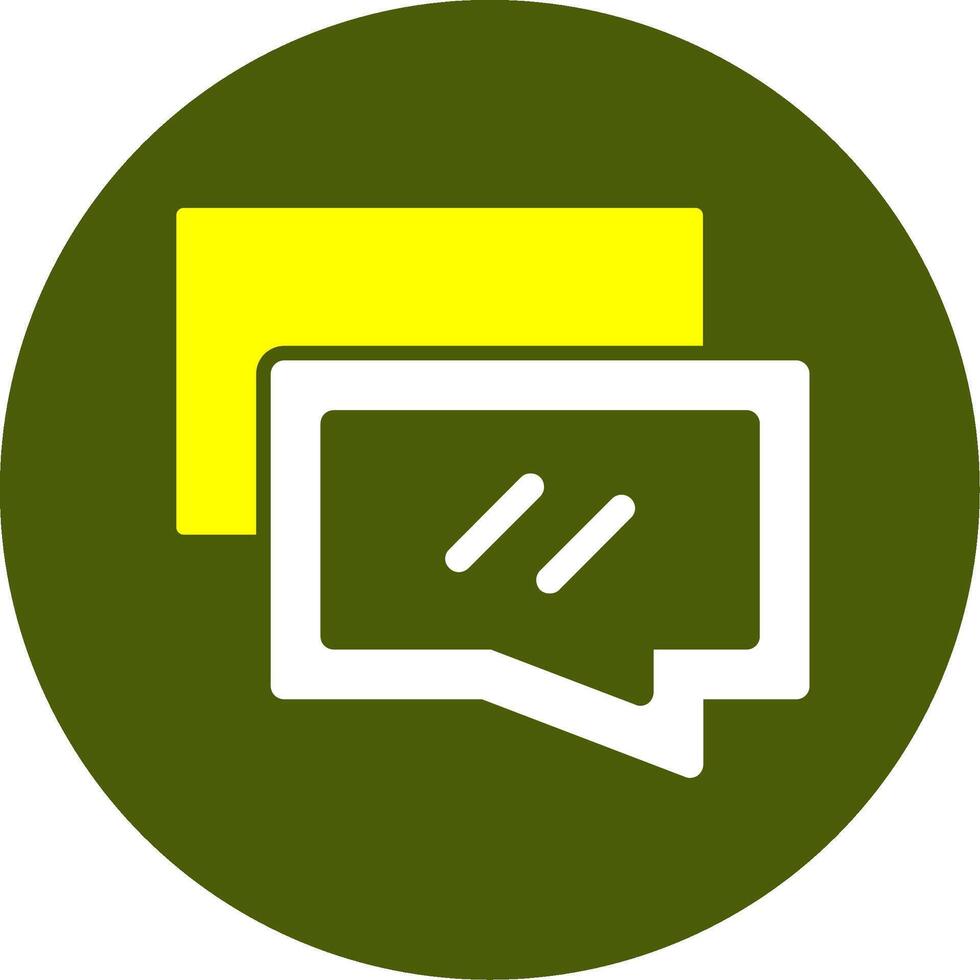 Conversation Solid Style Two Color EPS Sample Icon vector