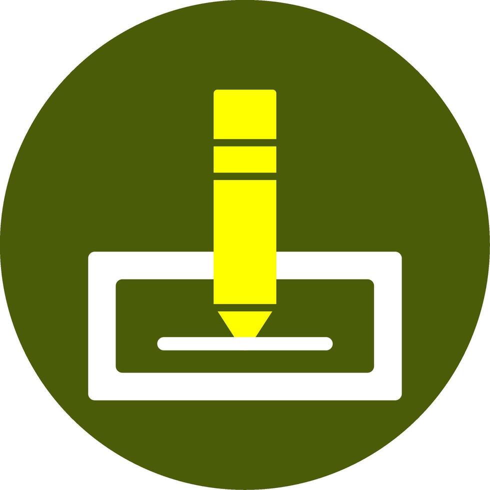 Edit Solid Style Two Color Icon vector