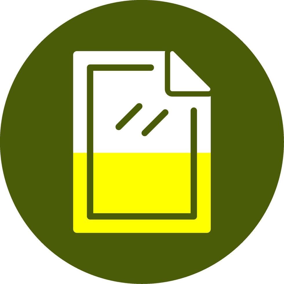 Paper Solid Style Two Color EPS Sample Icon vector