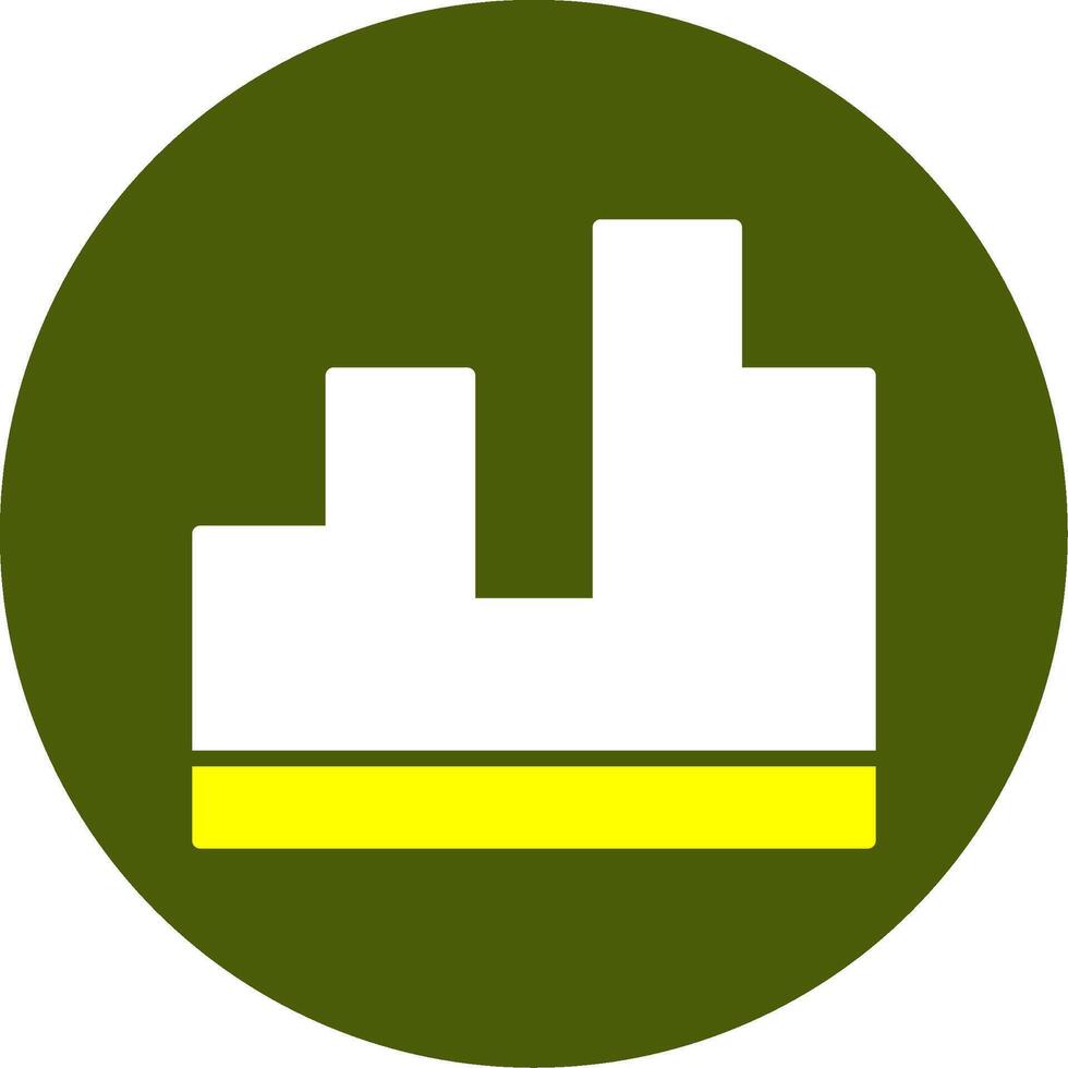 Analytics Solid Style Two Color EPS Sample Icon vector