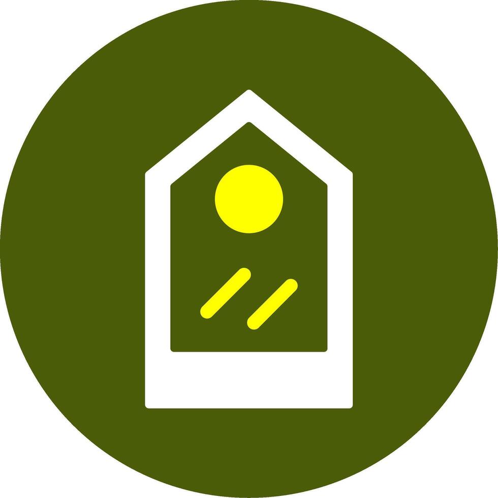 Tag Solid Style Two Color EPS Sample Icon vector