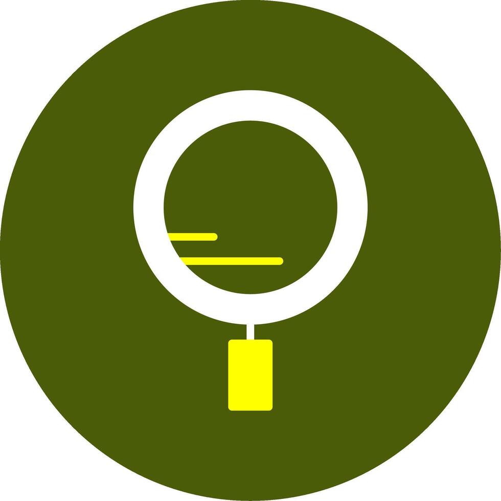 Search Solid Style Two Color EPS Sample Icon vector