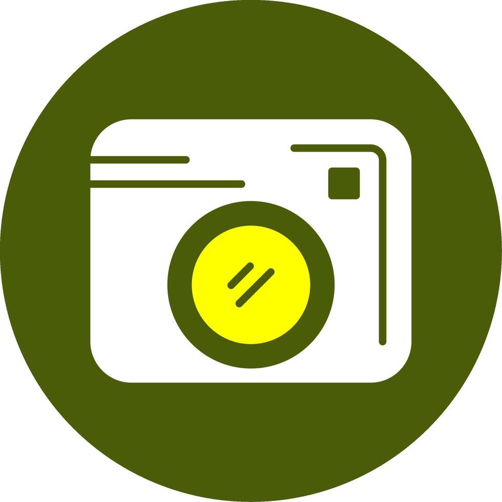 Camera Solid Style Two Color EPS Sample Icon vector