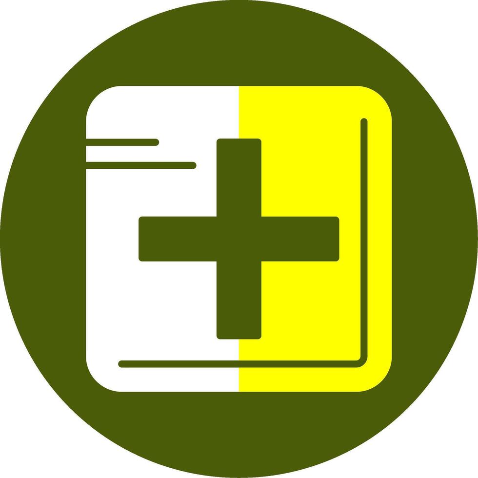 Add Solid Style Two Color EPS Sample Icon vector