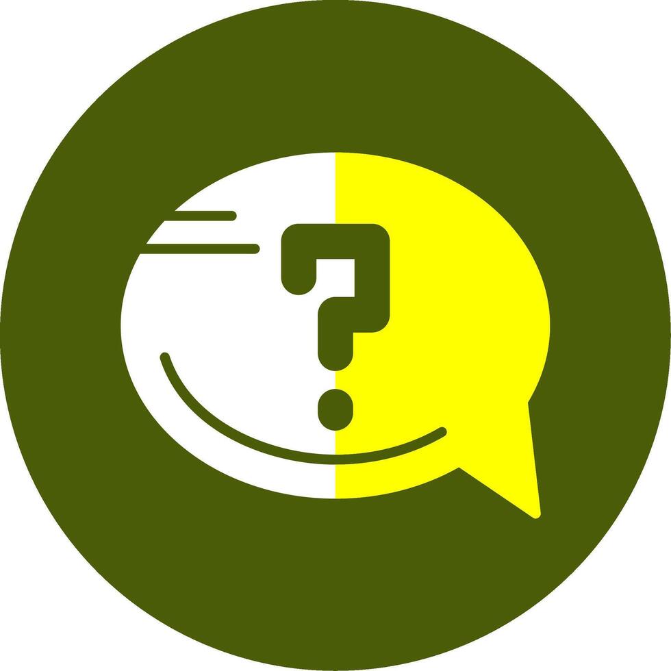 Help Solid Style Two Color EPS Sample Icon vector