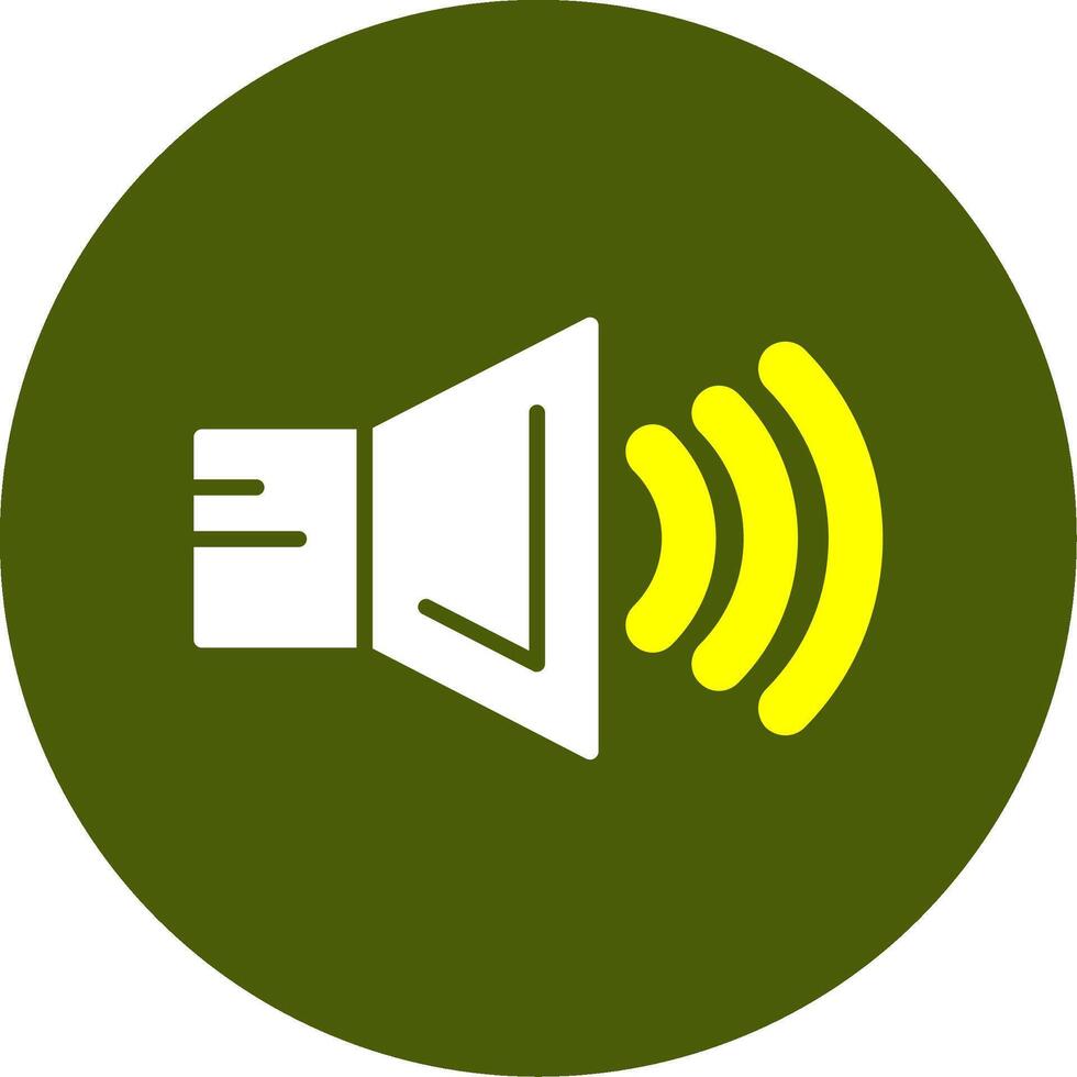 Volume Solid Style Two Color EPS Sample Icon vector