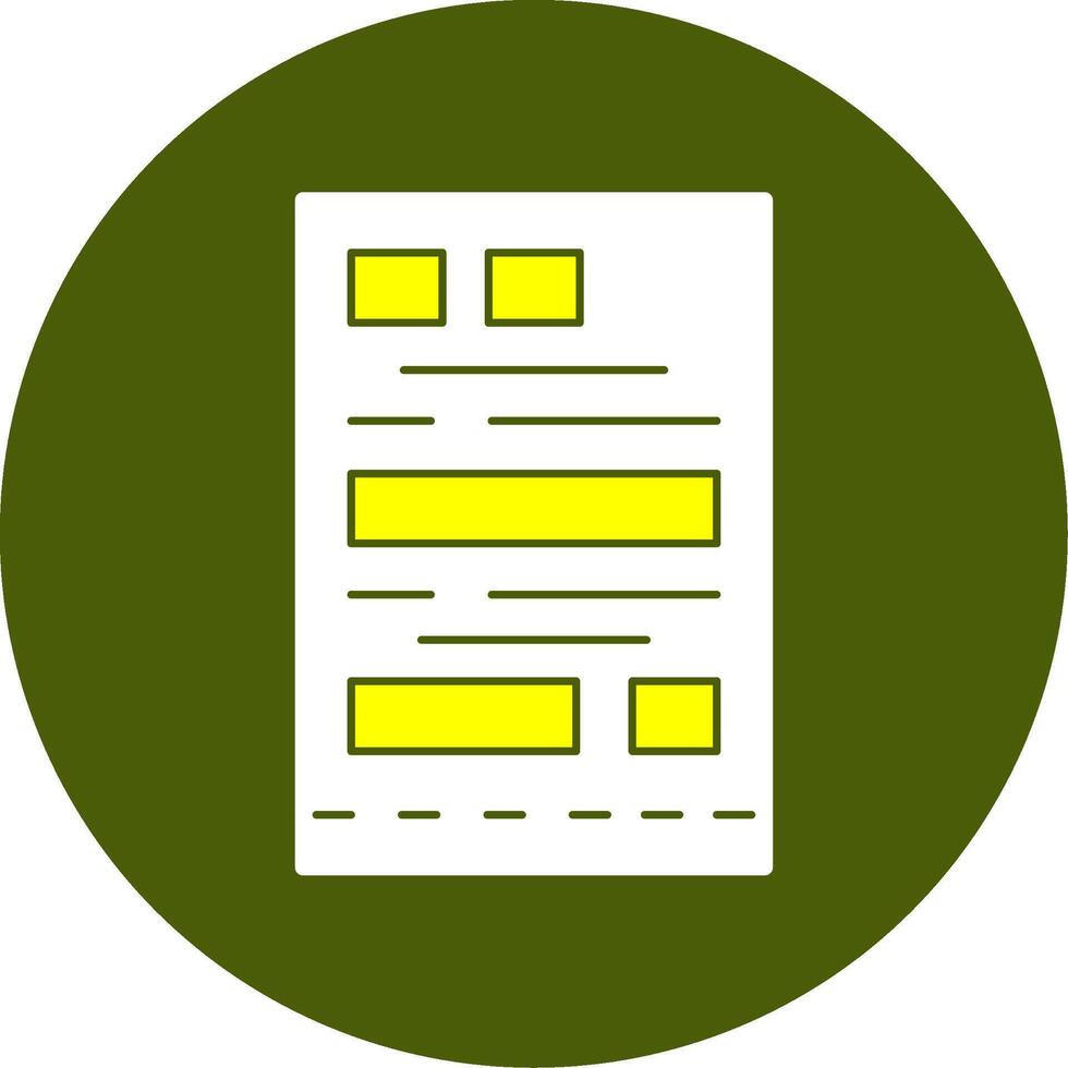 Receipt Solid Style Two Color EPS Sample Icon vector