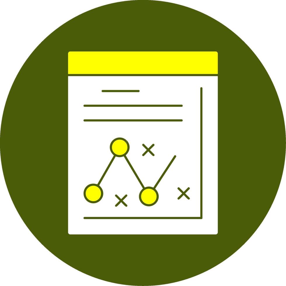 Strategy Solid Style Two Color EPS Sample Icon vector