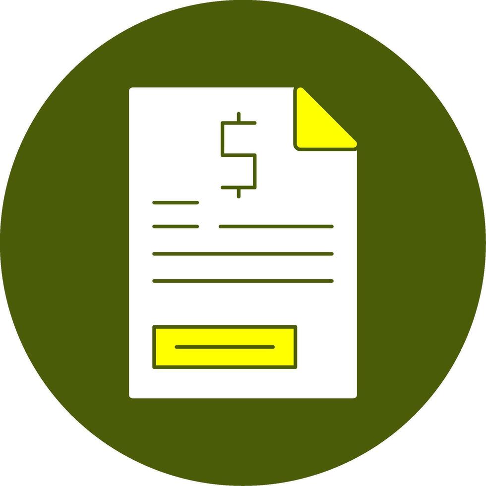 Document Solid Style Two Color EPS Sample Icon vector