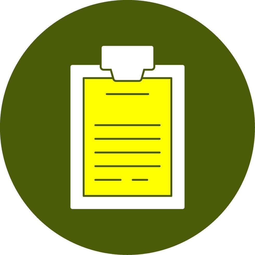 Clipboard Solid Style Two Color EPS Sample Icon vector