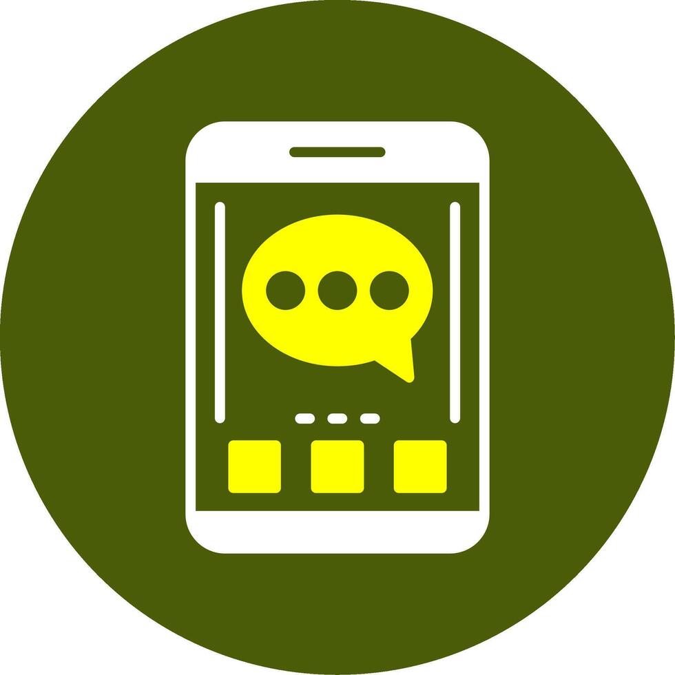 Comment Solid Style Two Color Sample Icon vector