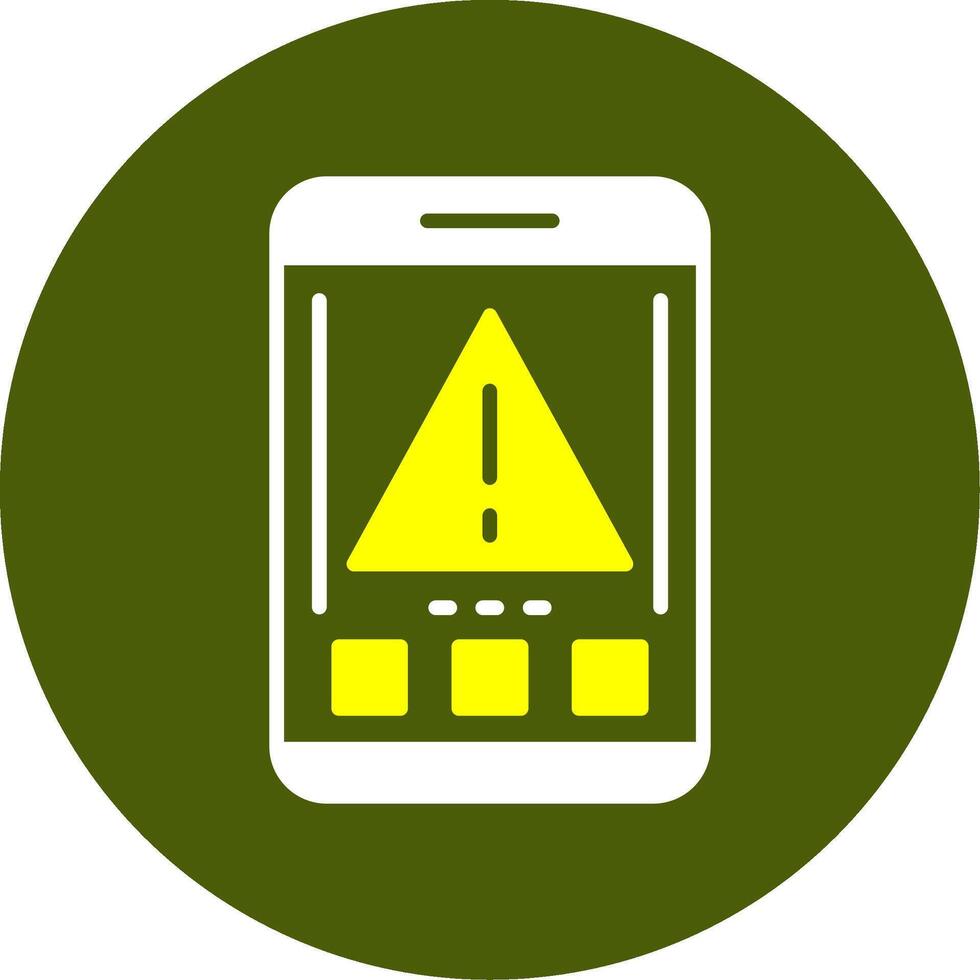Error Solid Style Two Color Sample Icon vector