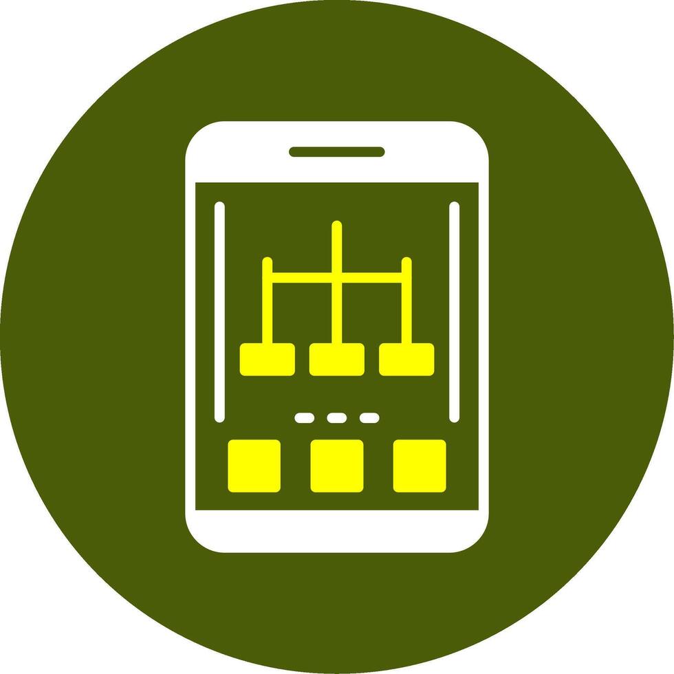 Network Solid Style Two Color Sample Icon vector