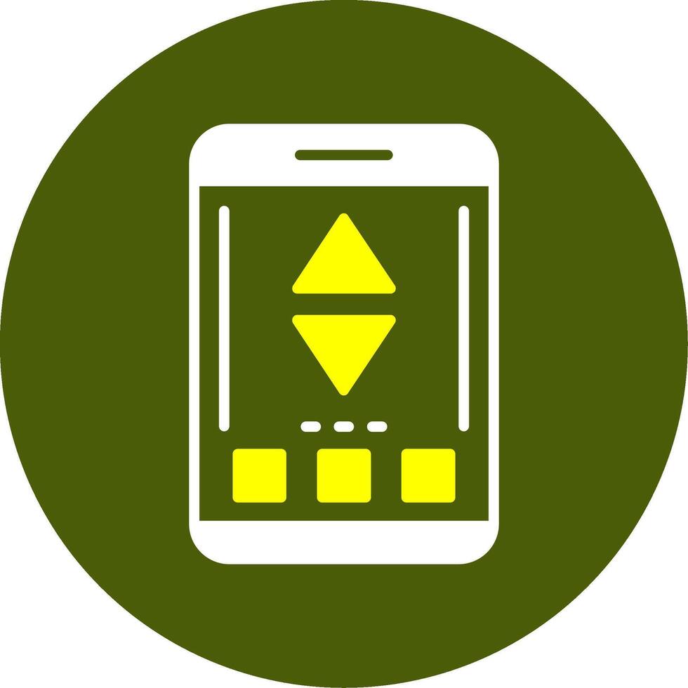 Sort Solid Style Icon vector