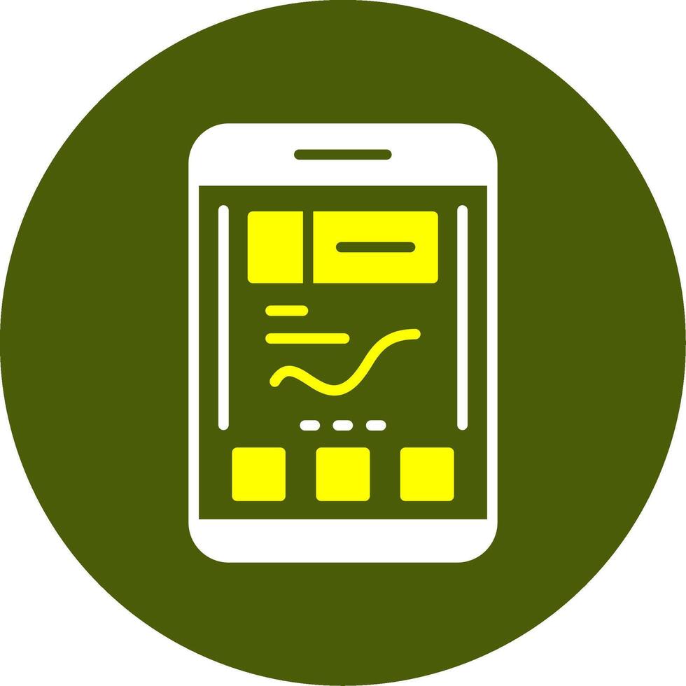 Analytics Solid Style Two Color Sample Icon vector