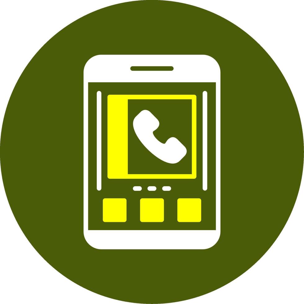 Contacts Solid Style Icon vector