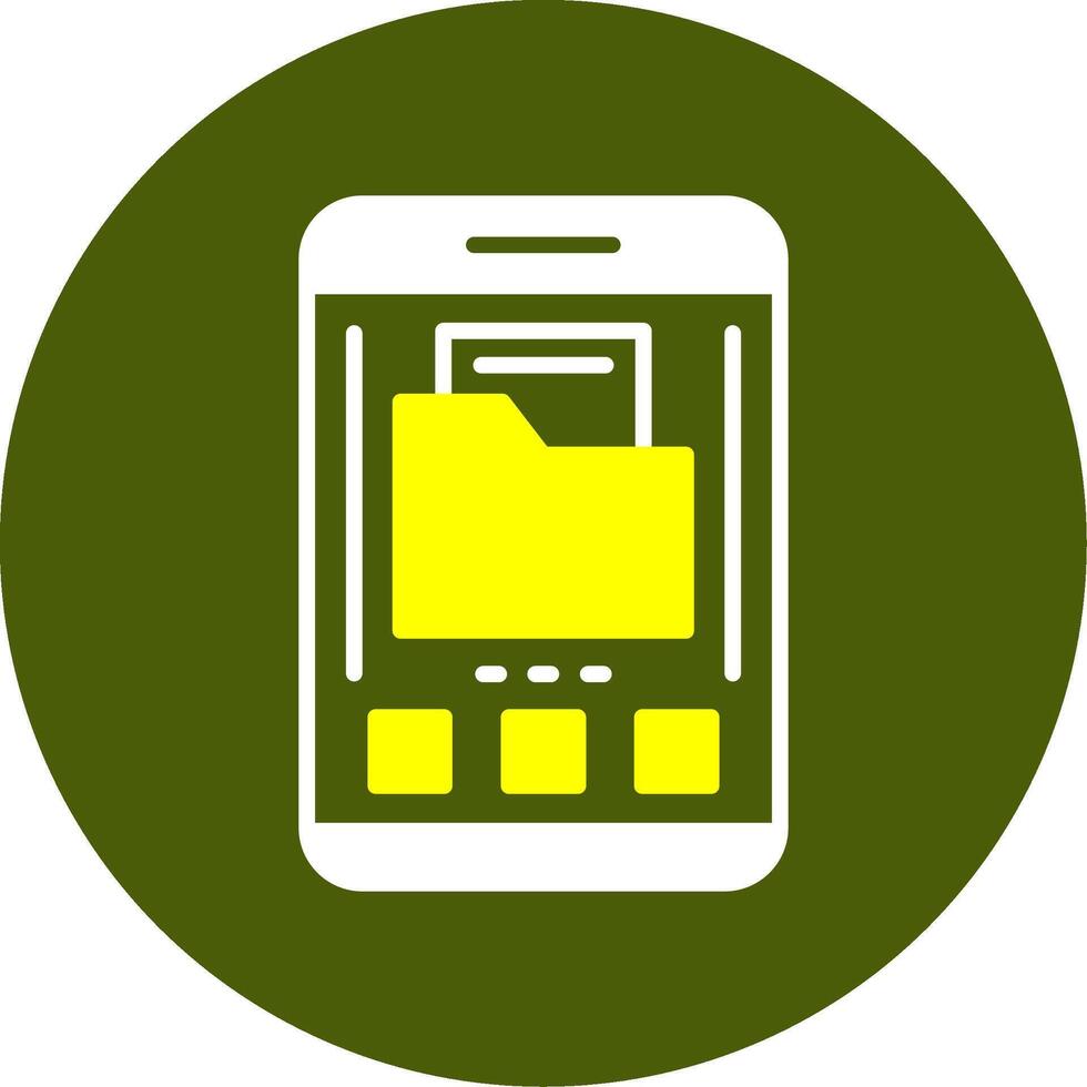 Folder Solid Style Icon 54725579 Vector Art at Vecteezy