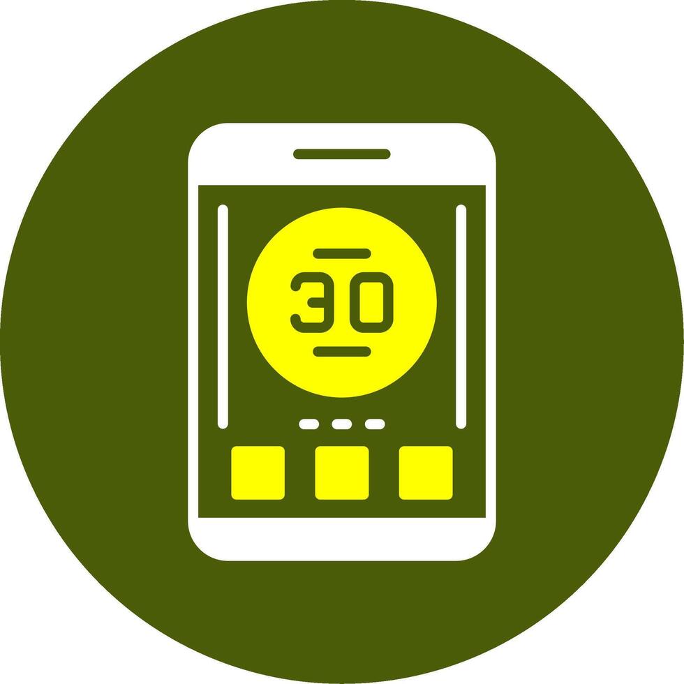Battery Solid Style Two Color Sample Icon vector