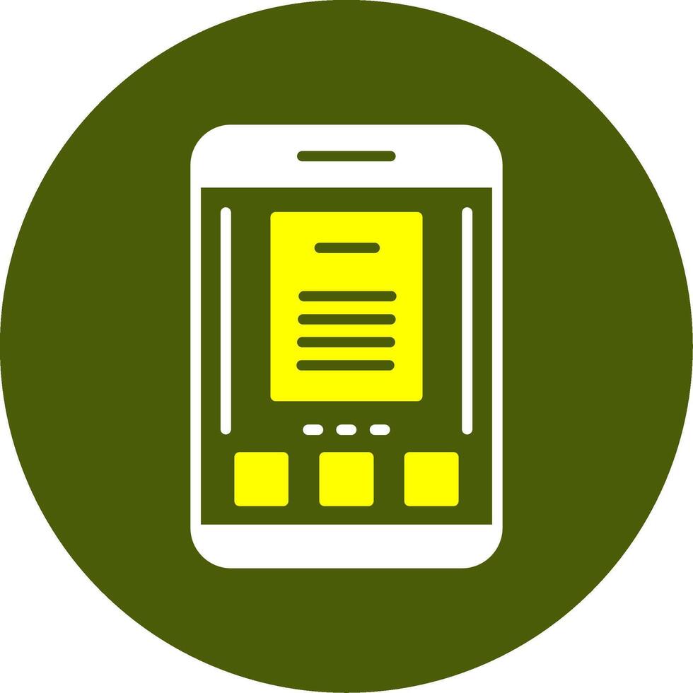 Document Solid Style Two Color Sample Icon vector