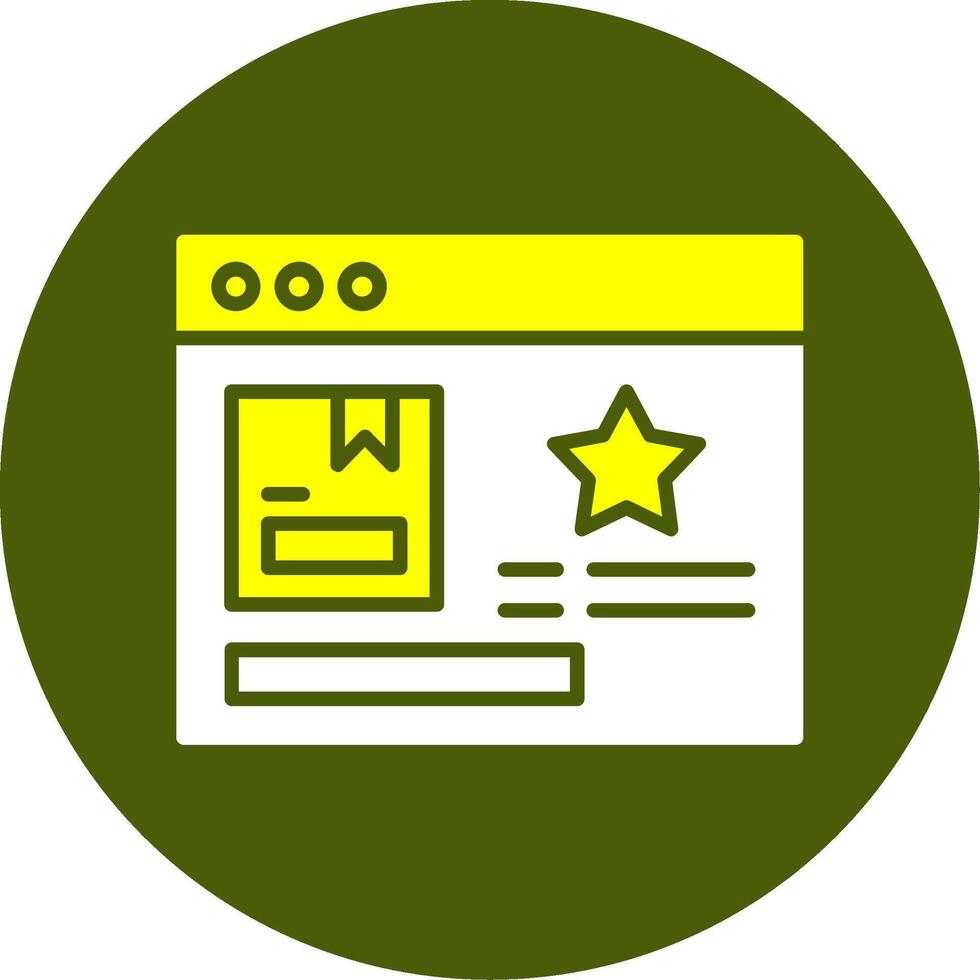 Featured Product Solid Style Two Color Sample Icon vector