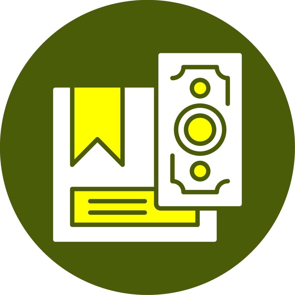 Cash on Delivery Solid Style Two Color Sample Icon vector