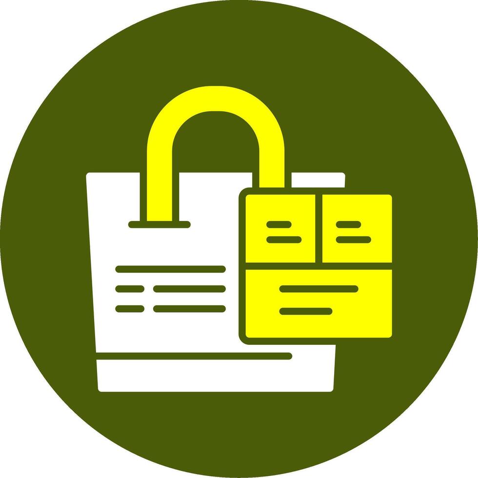 Product Details Solid Style Two Color Sample Icon vector
