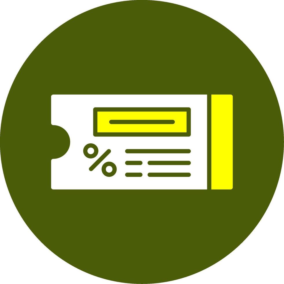 Coupon Code Solid Style Two Color Sample Icon vector