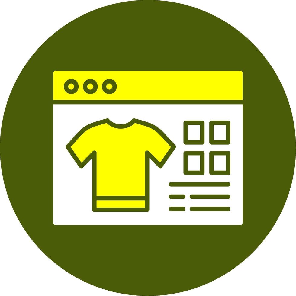 Gift Card Solid Style Two Color Sample Icon vector