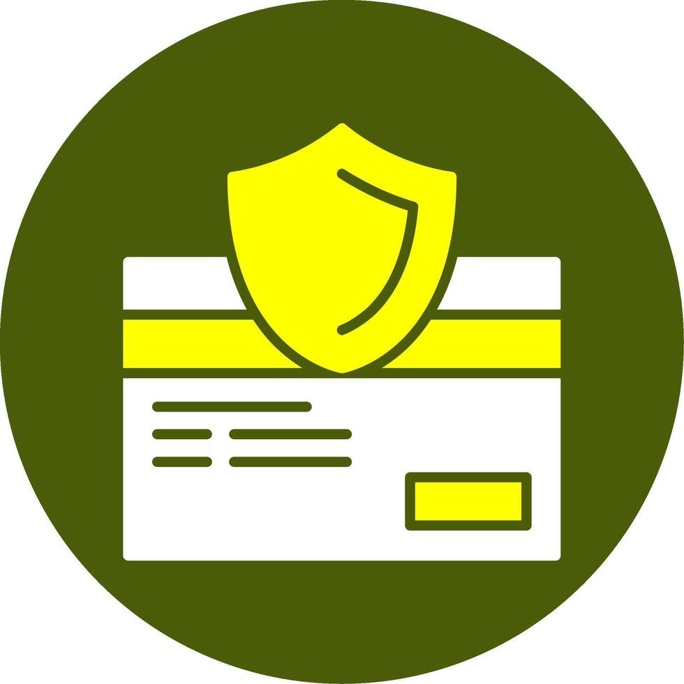 Secure Checkout Solid Style Two Color Sample Icon vector