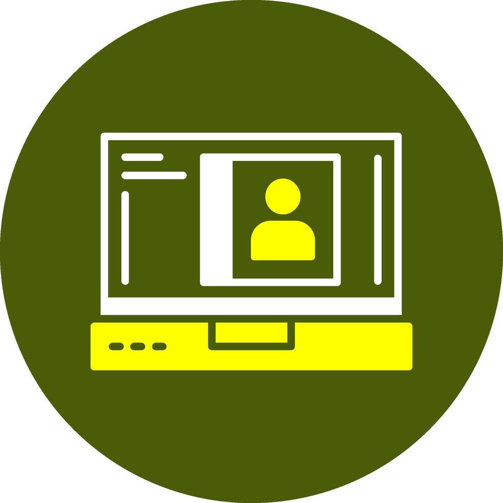 Contacts Glyph Two Color Style Sample Icon vector
