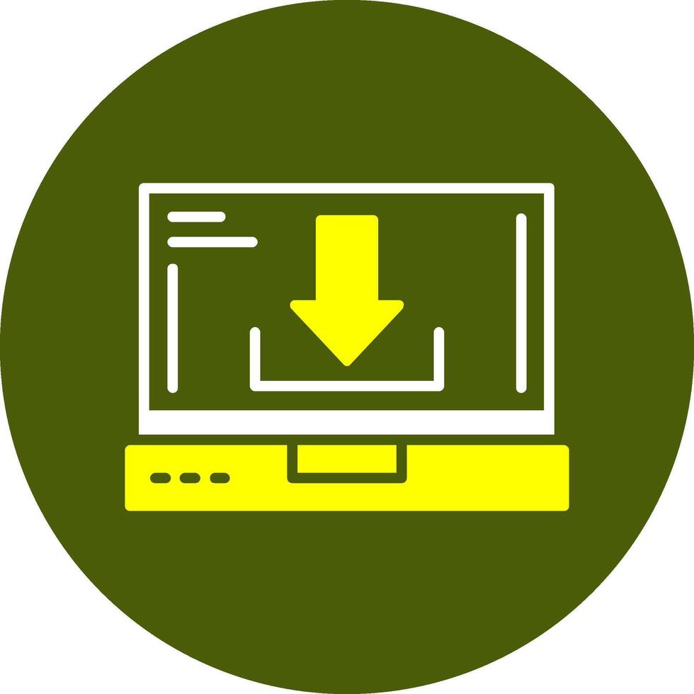 Download Glyph Two Color Style Sample Icon vector