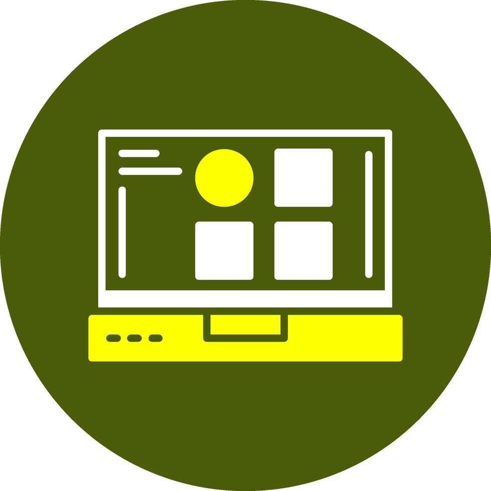 Categories Glyph Two Color Style Sample Icon vector