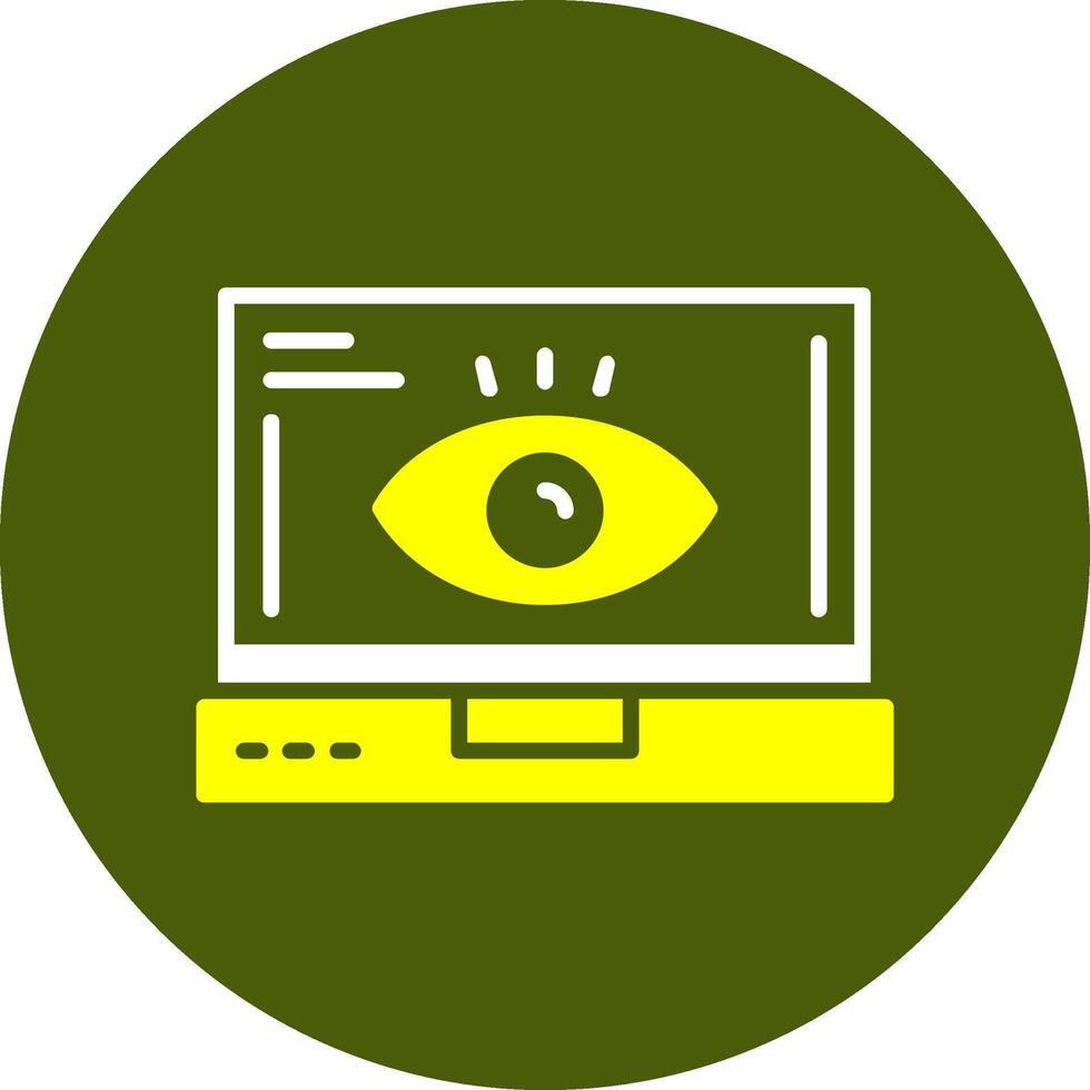 View Glyph Two Color Style Sample Icon vector