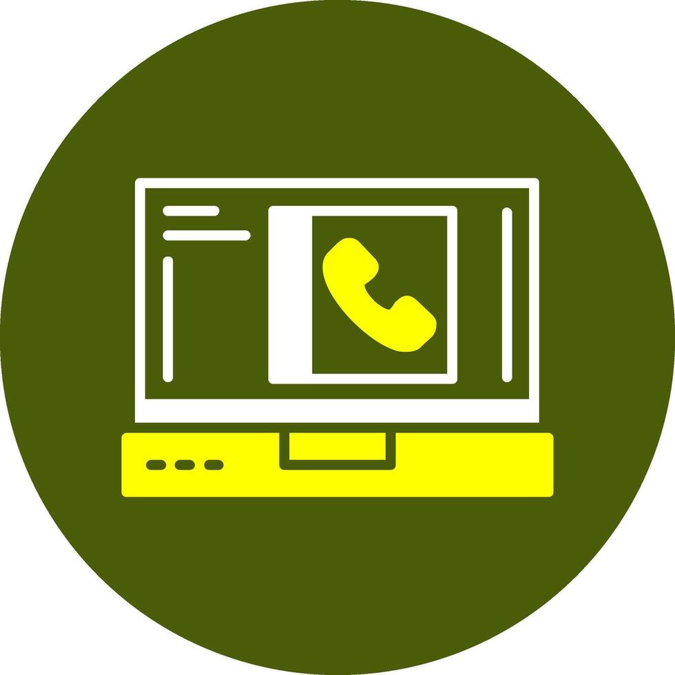 Contacts Glyph Two Color Circle Style Sample Icon vector