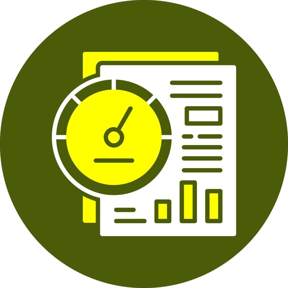 Score Glyph Two Color Style Sample Icon vector