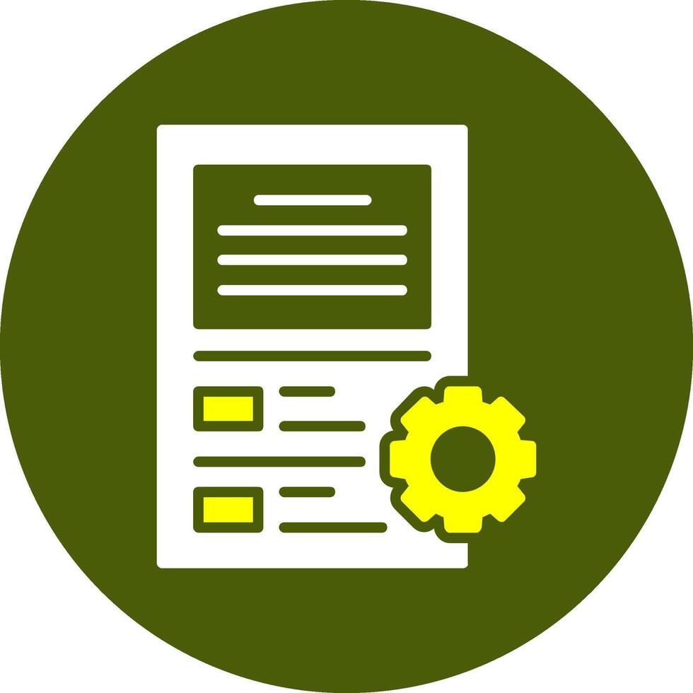 Onboarding Glyph Two Color Style Sample Icon vector