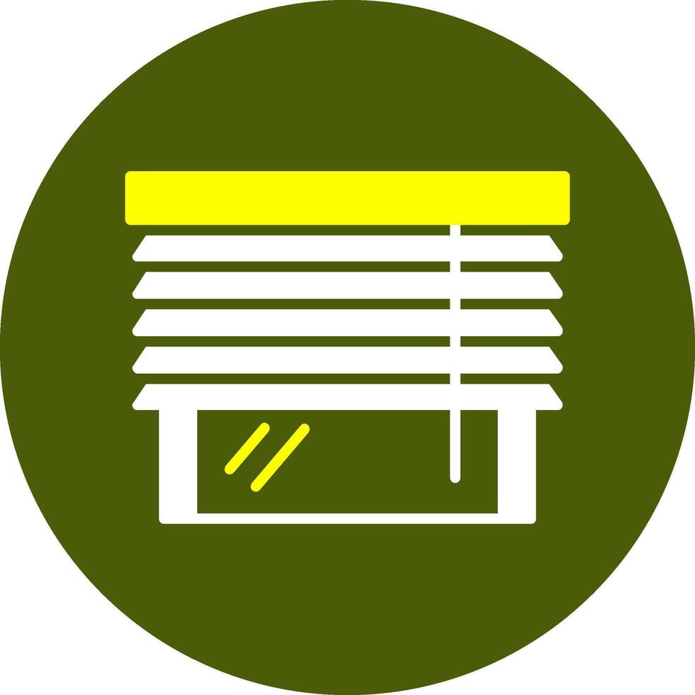 Blinds Glyph Two Color Style Sample Icon vector
