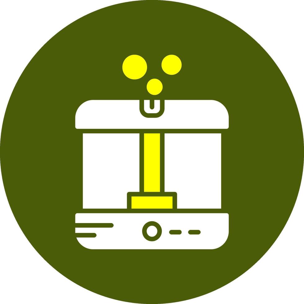 Humidifier Glyph Two Color Style Sample Icon vector
