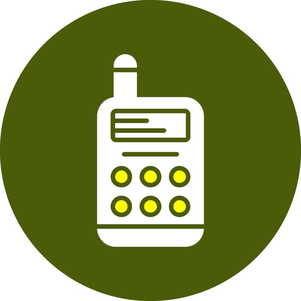 Baby monitor Glyph Two Color Style Sample Icon vector