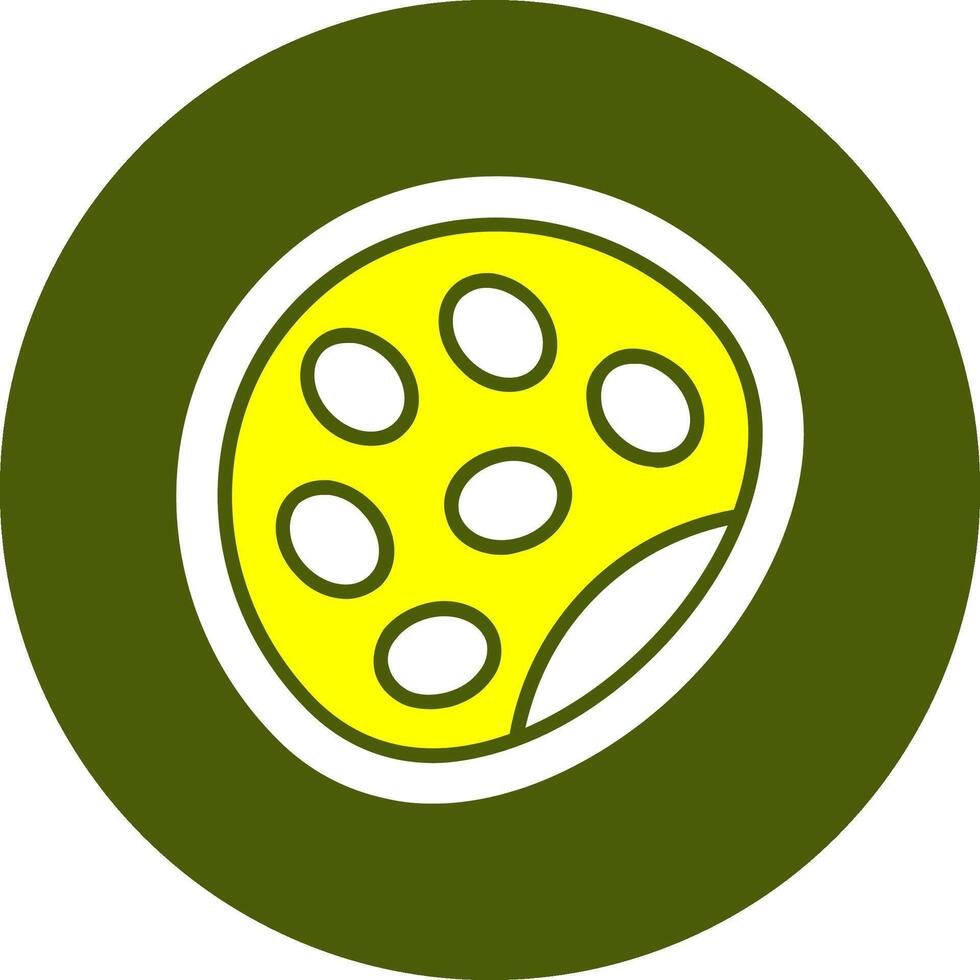 Palette Glyph Two Color Style Sample Icon vector