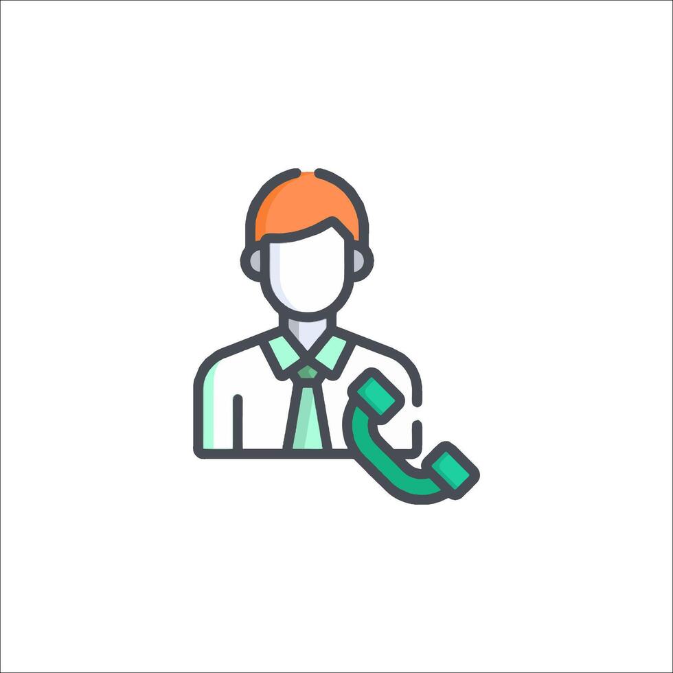 A man with a phone in his hand vector