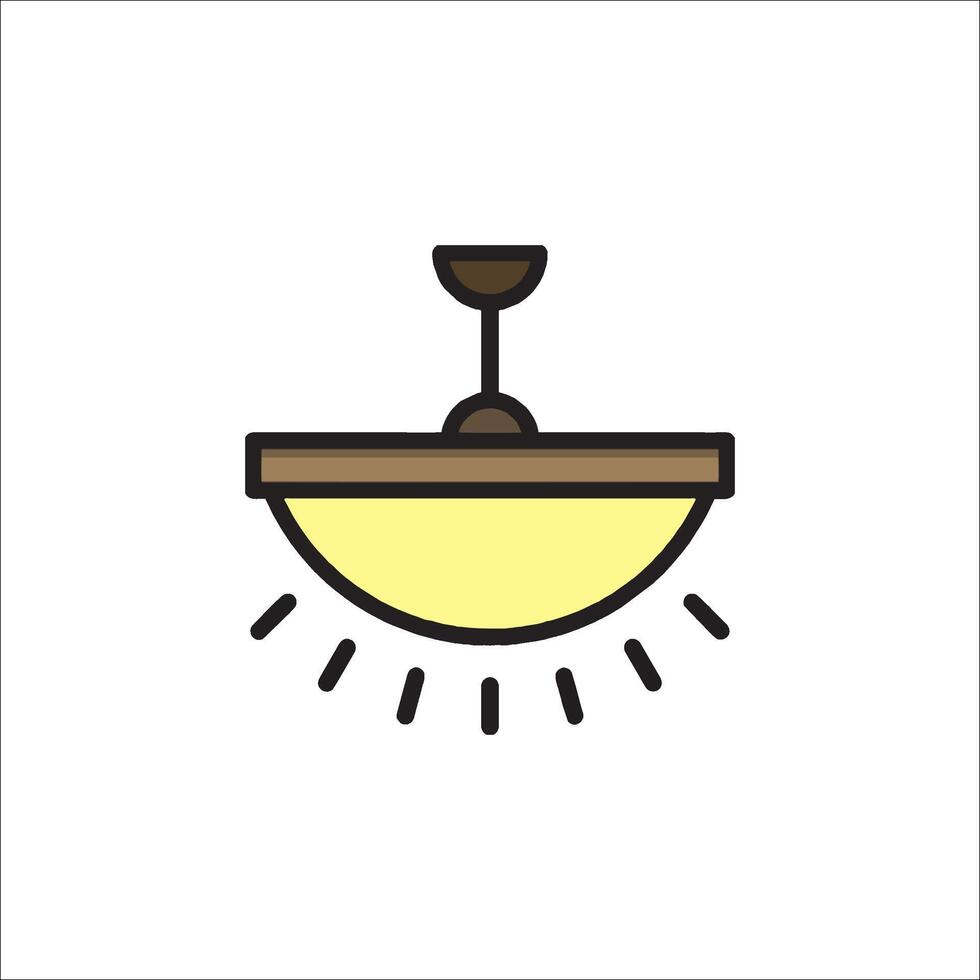 Ceiling fan icon illustration vector