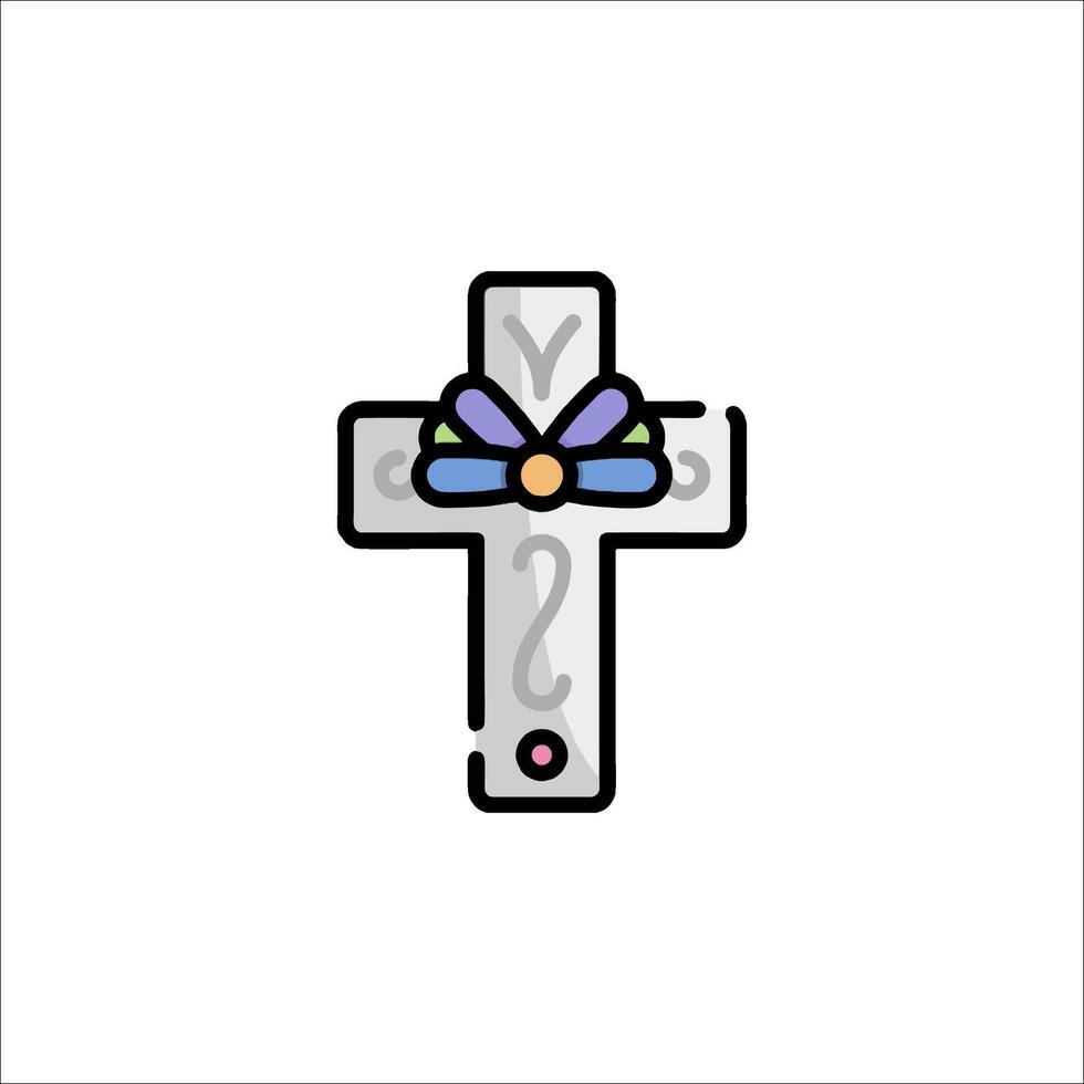 Cross icon illustration vector
