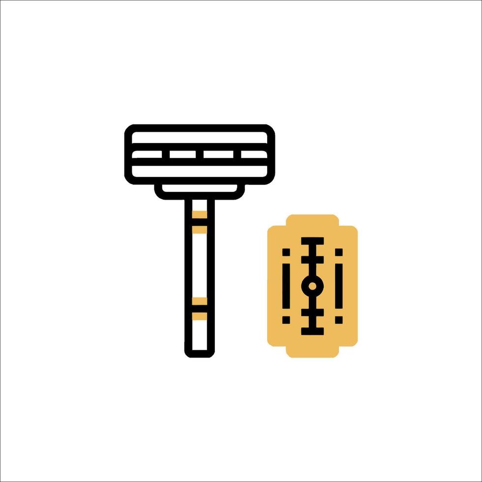 Shaving razor icon vector