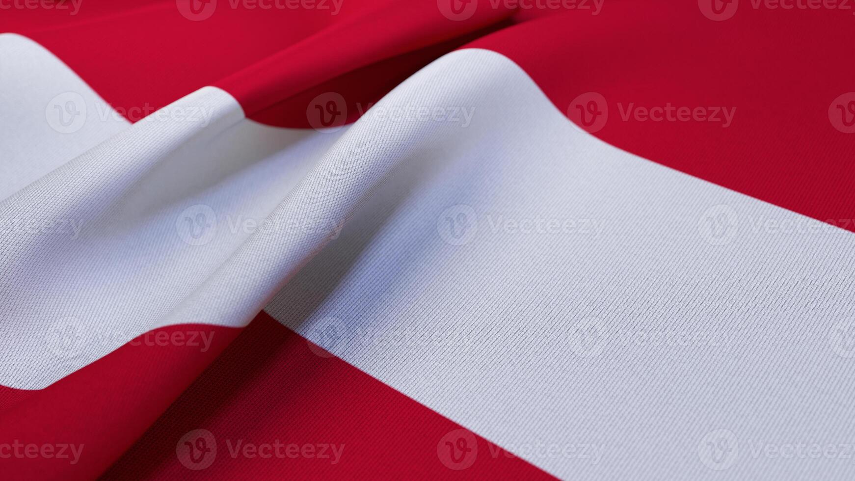 3D Wrinkled Flag Of Austria photo