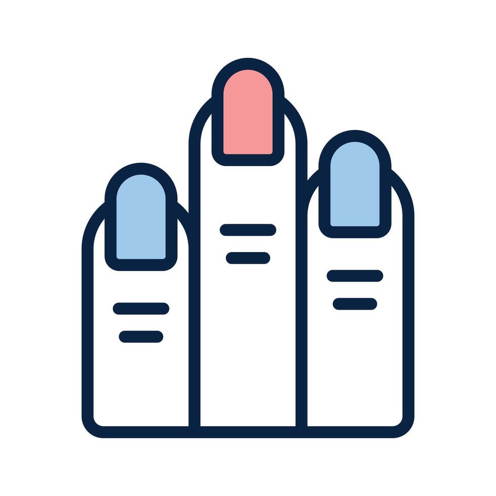 Nail grooming tools for a perfect manicure and spa care vector