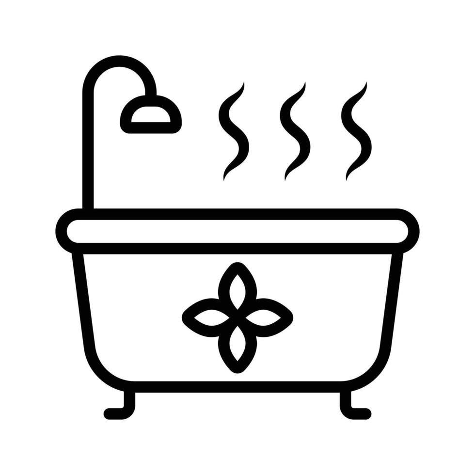 Get this creative icon of aroma bath in modern style. vector